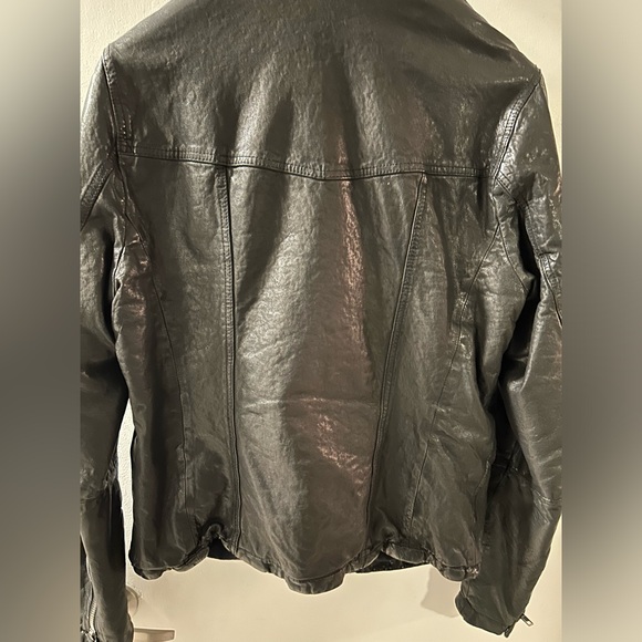 Beautiful All saints leather jacket. Large - Picture 4 of 8